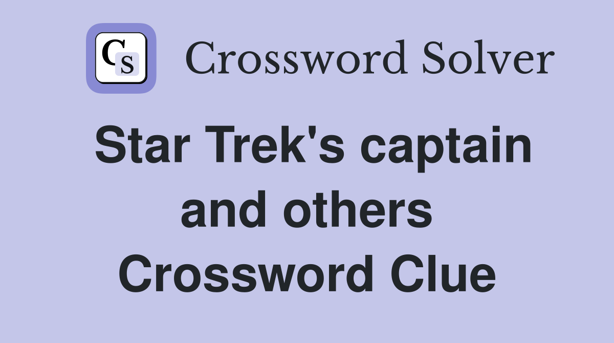 star trek travel term crossword clue